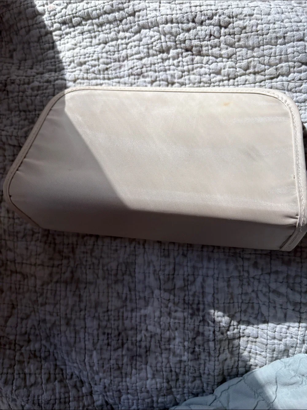 Beige Travel Electronics Organizer Pouch - Universal